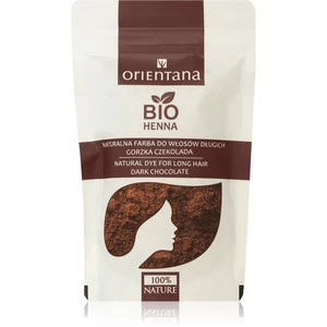 Orientana Bio Henna Natural Dye permanentná farba na vlasy odtieň Dark Brown 100 g