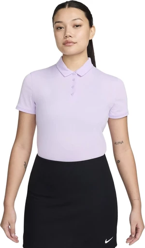 Nike Dri-Fit Victory Solid Womens Polo Violet Mist/Black L