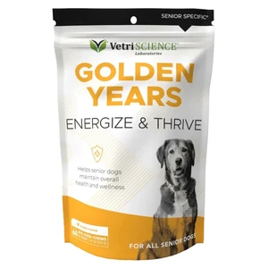 VETRISCIENCE Golden Years Energize & Thrive multivitamín pro psy 210 g