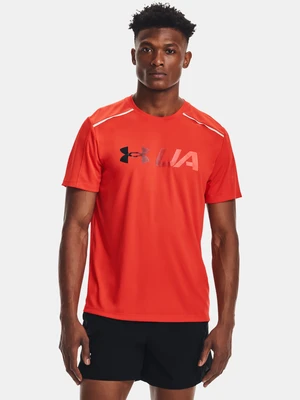 Under Armour T-shirt UA RUN Graphic Print Fill SS-ORG - Men's
