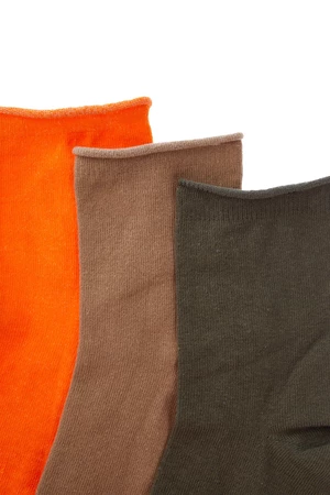 Trendyol Multicolor 3-Pack Modal Knitted Crewneck Socks