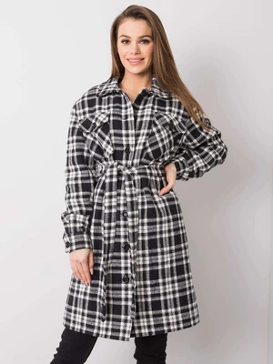 Black and white checkered coat by Raquel