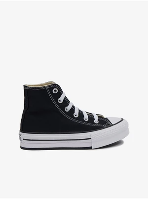 Black Kids Ankle Sneakers Converse Chuck Taylor All Star - Boys