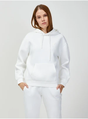 Cream Ladies Hoodie Guess Brenda - Women