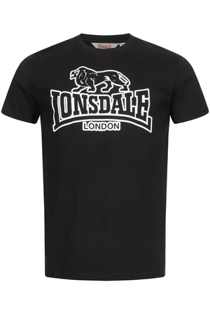 T-shirt da uomo Lonsdale 117420-Marl Grey/Black