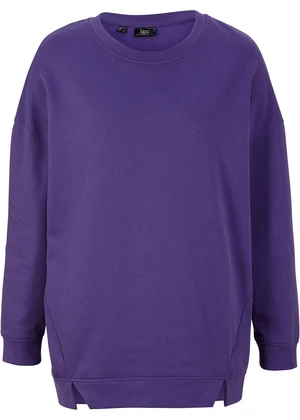Mikina oversized s rozparkovým detailom
