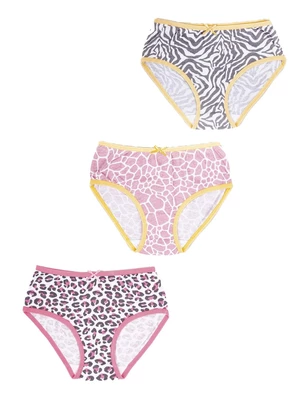 Yoclub Kids's Cotton Girls' Briefs Underwear 3-pack BMD-0029G-AA30-001