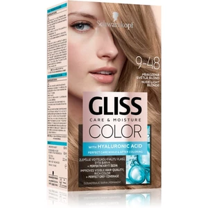 Schwarzkopf Gliss Color permanentní barva na vlasy odstín 9-48 Nude Light Blonde 1 ks