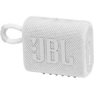 JBL Go 3 Bluetooth® reproduktor vodotesný, prachotesný biela