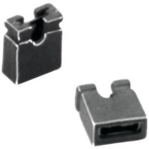 Zkratovací můstek TRU COMPONENTS TC-07021-201-10-00, rastr (rozteč) 2 mm, počet pólů 2, černá, 1 ks