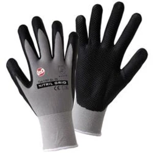 Pracovní rukavice L+D worky NITRIL GRID 1167-10, velikost rukavic: 10, XL