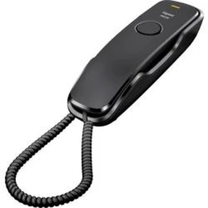 Šňůrový telefon, analogový Gigaset DA210 bez displeje černá