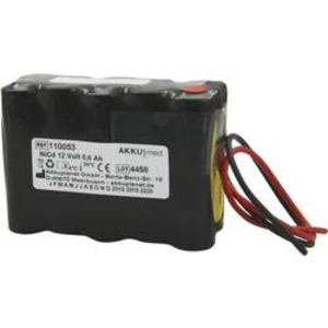 Akumulátor pro lékařské přístroje Akku Med Náhrada za originální akumulátor 3000-12 12 V 600 mAh