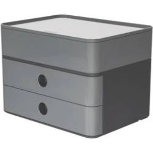 HAN SMART-BOX PLUS ALLISON 1100-19 box se zásuvkami, černá, šedá, bílá, Počet zásuvek: 2
