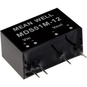 DC/DC měnič napětí, modul Mean Well MDS01L-12, 84 mA, 1 W, Počet výstupů 1 x