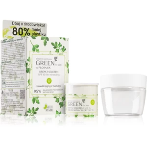 FlosLek Laboratorium GREEN for skin hydratační denní krém SPF 15 50 ml