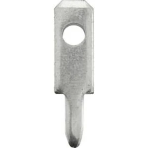 Faston zástrčka Vogt Verbindungstechnik 3780a08.61 2.8 mm x 0.8 mm, 180 °, bez izolace, kov, 100 ks
