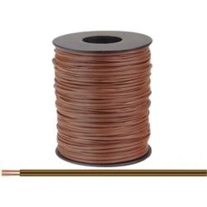 Lanko/ licna 114-88-100, 2 x 0.08 mm², hnědá, 100 m