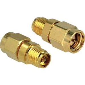 Pro Wi-Fi antény adaptér [1x RP-SMA zásuvka - 1x SMA zástrčka] 0.00 m zlatá Delock