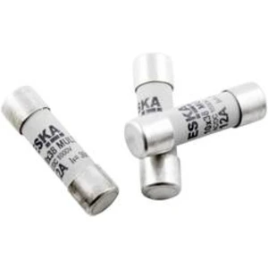 Jemná pojistka ESKA rychlá 1038632, 500 V, 25 A, keramická trubice, 10,3 mm x 38 mm