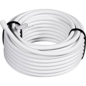 Koaxiální kabel Conrad 1511002/10, stíněný, bílá, 10 m