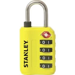 TSA visací zámek na heslo Stanley 81152 393 401, 30 mm, žlutá