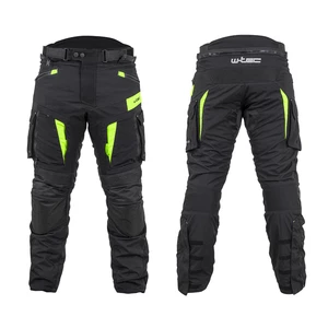 Moto kalhoty W-TEC Aircross  3XL  černá-fluo žlutá