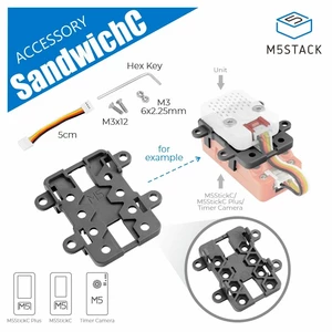M5Stack SandwichC M5StickC/C-Plus and Unit Series Physical Connection Component