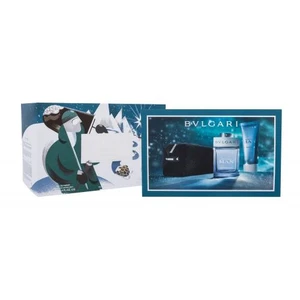 Bvlgari MAN Glacial Essence dárková kazeta parfémovaná voda 100 ml + balzám po holení 100 ml + kosmetická taštička pro muže