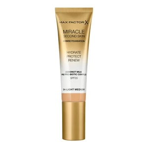 Max Factor Miracle Second Skin SPF20 30 ml make-up pro ženy 04 Light Medium