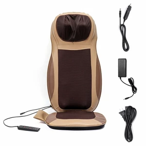 Multifunctional Back Massage Cushion Car Home Dual-use Shoulder Waist Full Body Massage Cushion 3-stall Vibration Heatin