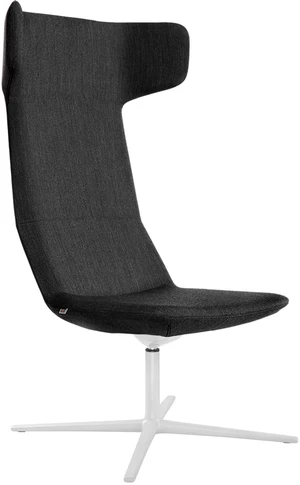 LD SEATING Designové kreslo FLEXI LOUNGE,FL-XL-RA-N0, kríž bílý