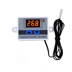 XH-W3001 10A 12V 24V 220V AC Digital LED Temperature Controller for Incubator Cooling Heating Switch Thermostat NTC Sens