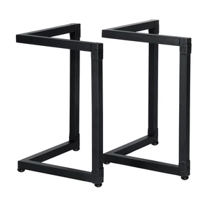 2Pcs V-shape Coffee Table Legs Industrial Metal Computer Laptop Desk Dining Table Steel Base Feet Home Office Furniture