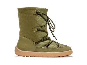 Zimní barefoot boty Be Lenka Snowfox Woman - Army Green 42