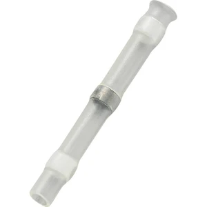TRU COMPONENTS 736383 krimpovacie spojka so zmršťovacou bužírkou  0.08 mm² 0.202 mm² úplne izolované biela 30 ks