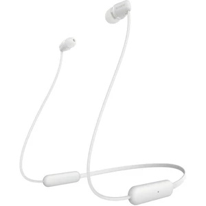 Sony WI-C200 Bluetooth  štupľové slúchadlá do uší Headset, regulácia hlasitosti biela