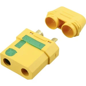 Reely RE-6685311 zástrčkový konektor k prepojeniu akumulátora a regulátora RC modelu XT90-S pozlátené, s protibleskem 1