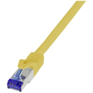 LogiLink C6A017S RJ45  CAT 6A S/FTP 0.25 m žltá  1 ks