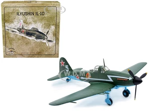 Ilyushin IL-10 Ground Attack Aircraft (USSR 1944) 1/72 Diecast Model by Warbirds of WWII