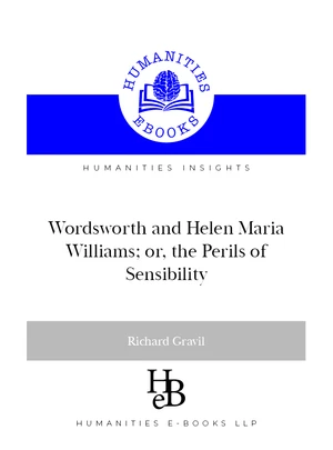 Wordsworth, Williams and Sensibility