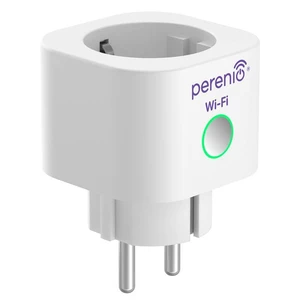Chytrá zásuvka Perenio Power Link WiFi (PEHPL10) biela inteligentná Wi-Fi zásuvka • ovládanie cez aplikáciu Perenio Smart • nastavenie plánu • časovač