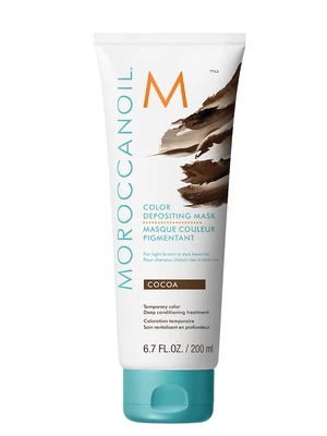 Tónujúca maska na vlasy Moroccanoil Color Depositing - Cocoa, 200 ml (CDCO200CZ) + darček zadarmo