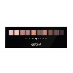 Gabriella Salvete Palette 10 Shades 12 g očný tieň pre ženy 02 Nude