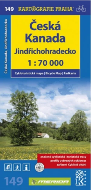 Česká Kanada, Jindřichohradecko 1:70 000