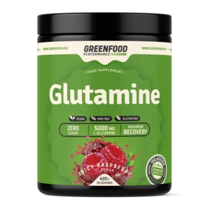 GreenFood Performance Glutamine Juicy raspber 420g