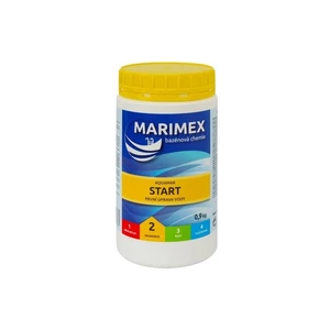 Bazénová chémia Marimex Start 0,9 kg produkt pro zachlorování vody • brání tvorbě řas a mikroorganismů • použití ihned po napuštění vody do bazénu či 