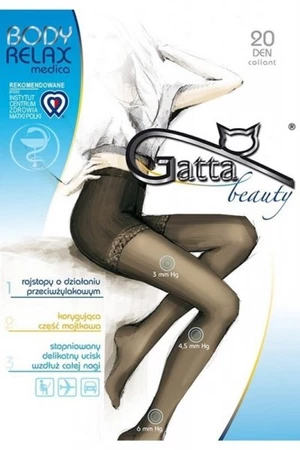 Gatta Body relaxmedica 20den plus Punčochové kalhoty 5 grafitová (tmavě šedá)