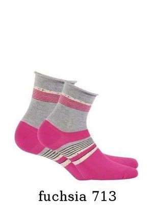 Gatta Cottoline G84.01N  dámské ponožky 39-41 purple