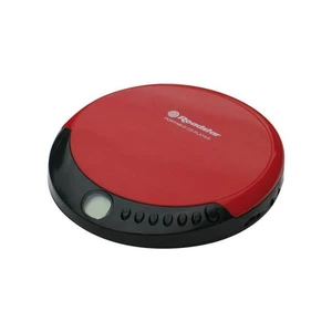 Discman Roadstar PCD-435CD čierny/červený CD prehrávač • CDA/CD-R/CD-RW • LCD displej • bezdrôtová prevádzka (2× UM3 batéria, nie sú súčasťou balenia)